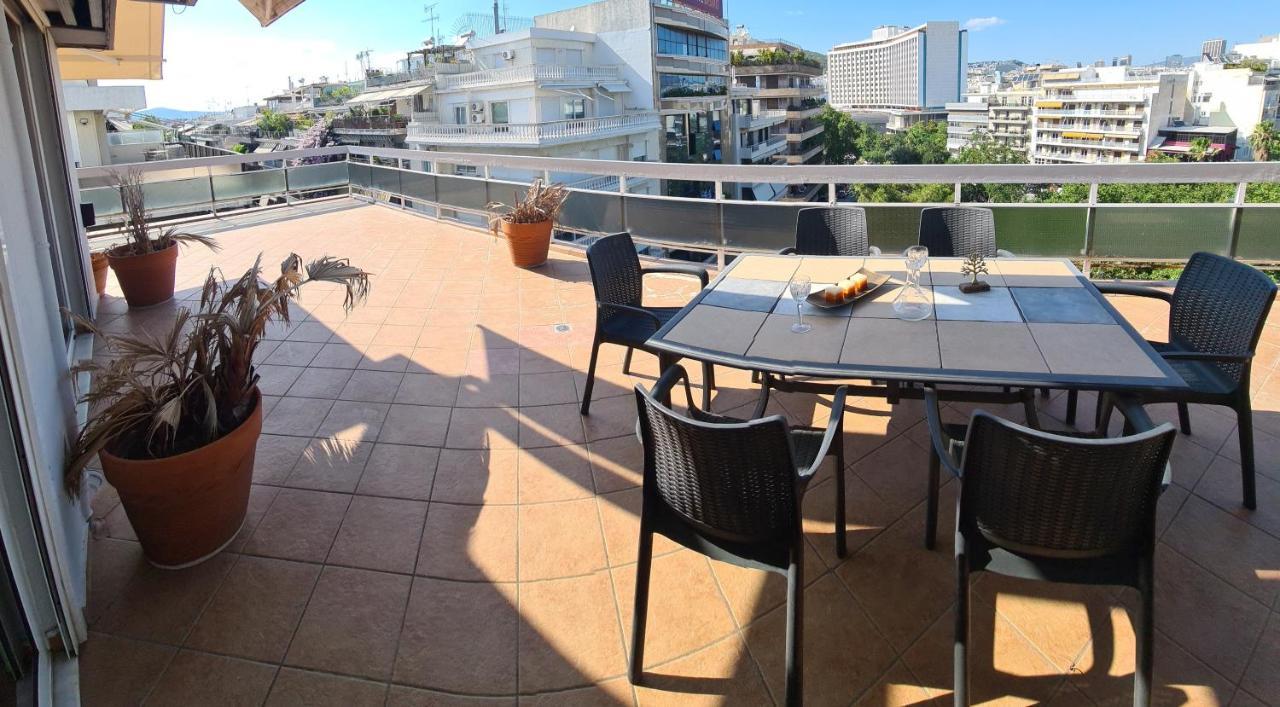 Downtown, Penthouse Apartment With Great View, Pagkrati Athens Exterior photo