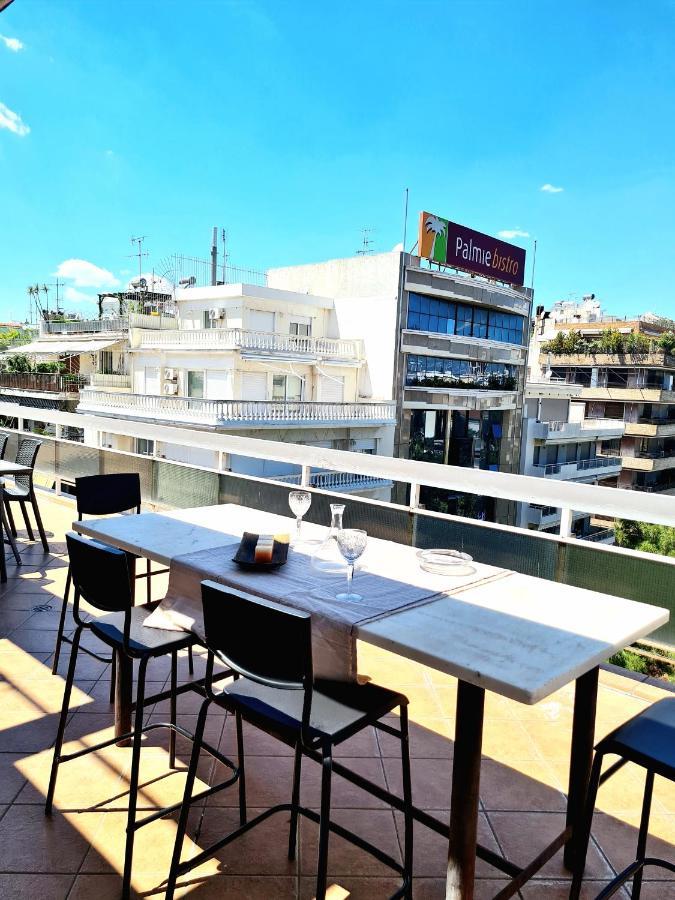 Downtown, Penthouse Apartment With Great View, Pagkrati Athens Exterior photo